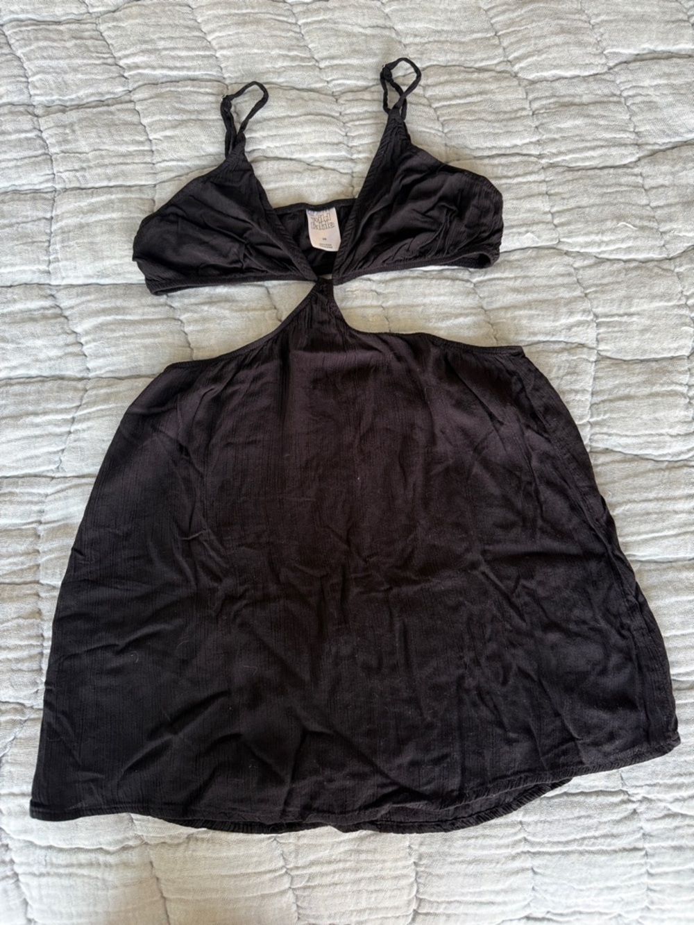 Wild fable black bikini cover up